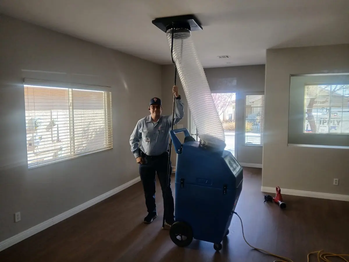 Professional Dryer Vent Cleaning work inside a Oroville East home